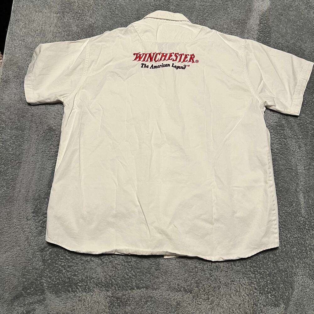 Winchester Shirt Mens XXL Short Sleeve Button Down Padded Shoulder *